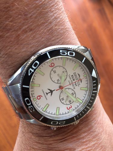 Customer photo review of 747 Tribute - Stainless Steel, White Dial