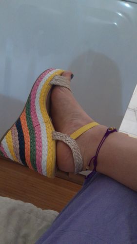 Customer photo review of Plataformas Leire Multiculor
