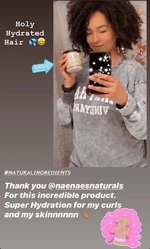 Customer photo review of Nae Nae's 9oz Hair Boost Special