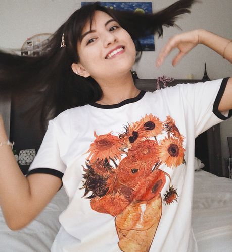 Customer photo review of Van gogh t-shirts collection