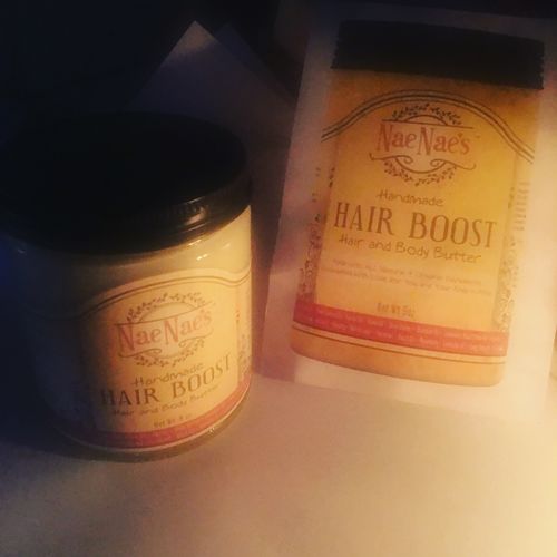 Customer photo review of Nae Nae's 9oz Hair Boost Special