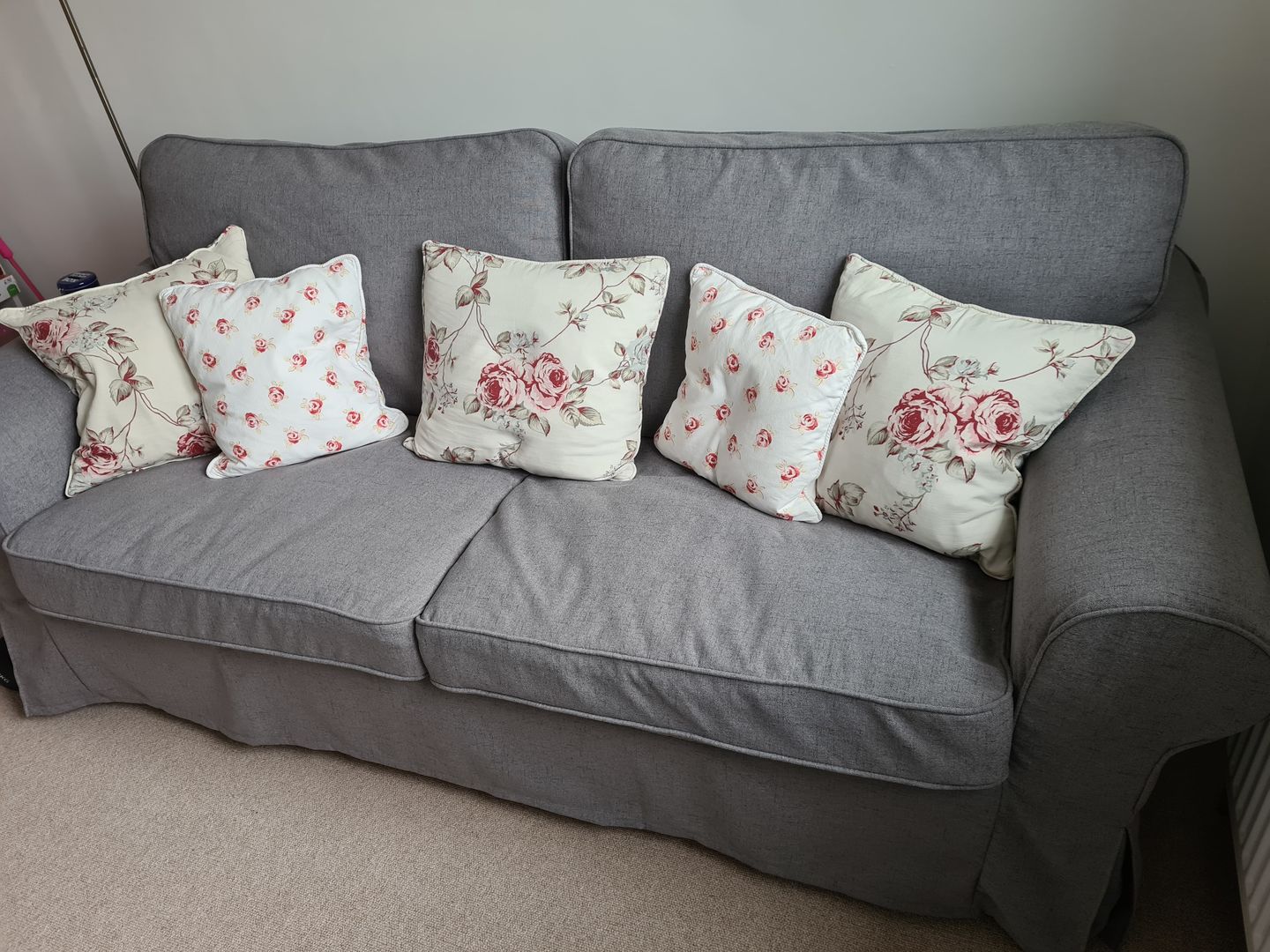 Customer photo review of EKTORP 2 Seat IKEA Sofa Bed Cover
