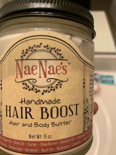 Customer photo review of Nae Nae's 9oz Hair Boost Special