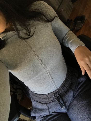 Customer photo review of Luxe Fitted Jacket