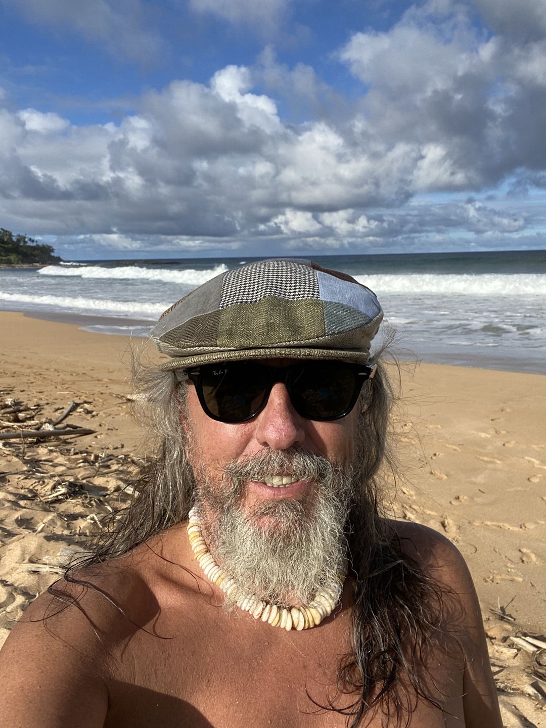 Customer photo review of Vintage Cap Patchwork Linen