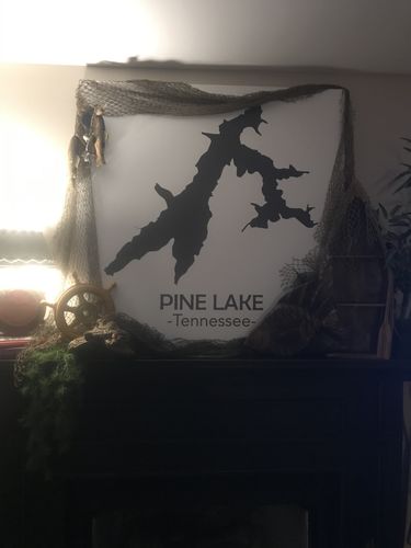 Customer photo review of Custom Lake Square Canvas