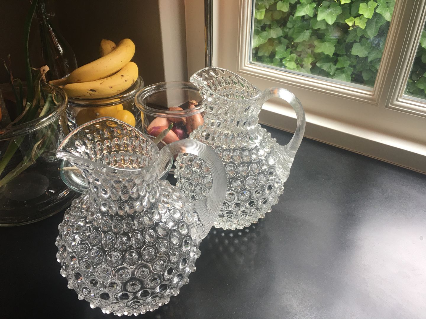 Customer photo review of Crystal Hobnail Jug