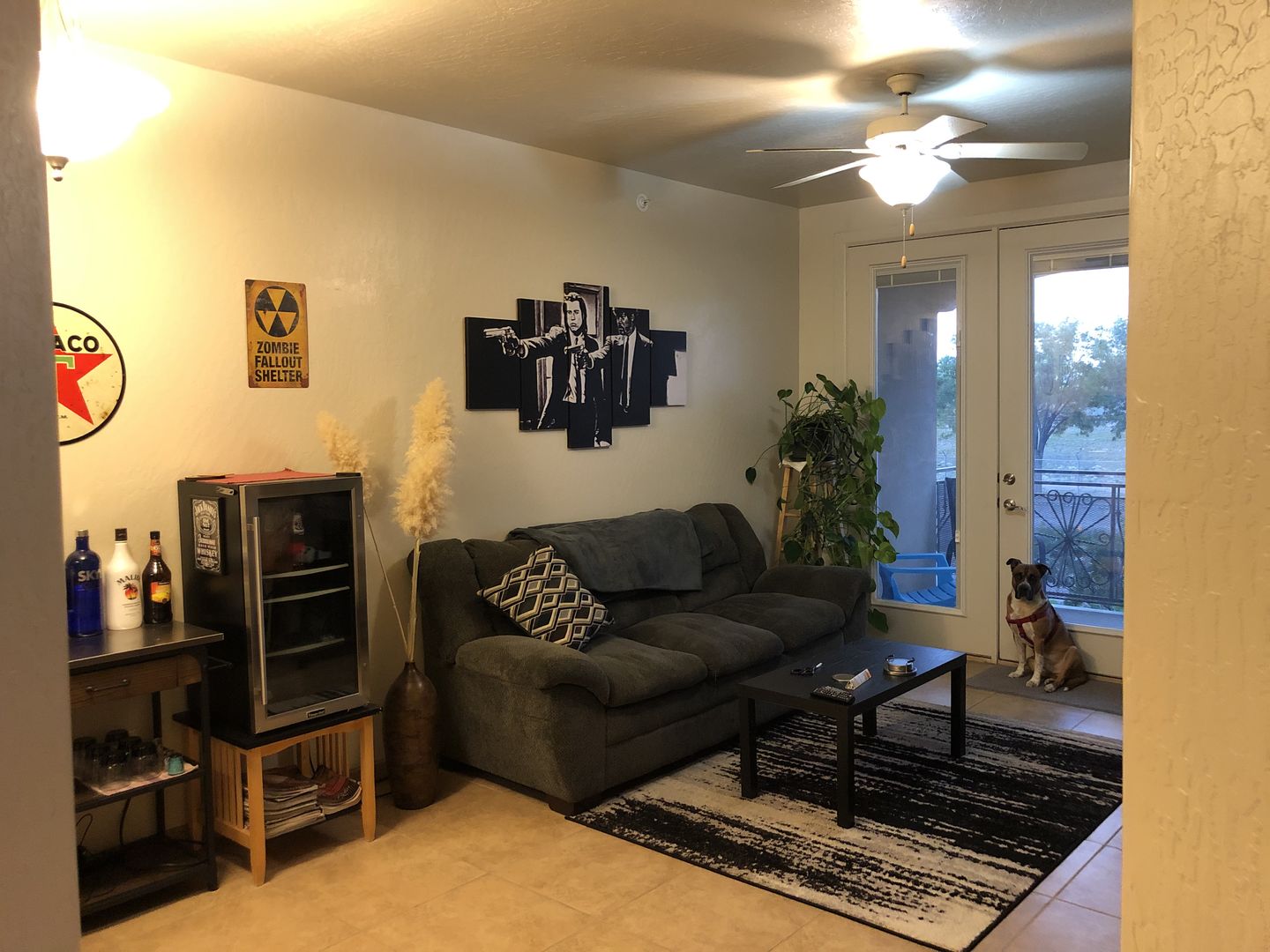 Customer photo review of Pulp Fiction Wall Art