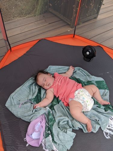 Customer photo review of Pop N' Go® Playpen
