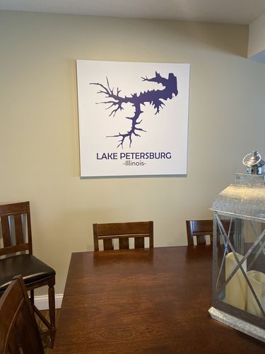 Customer photo review of Custom Lake Square Canvas