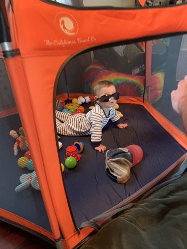 Customer photo review of Pop N' Go® Playpen