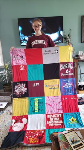 T-shirt quilt from prendie by Nicole from PA