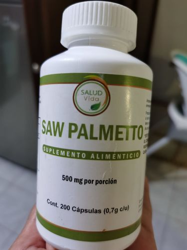 Customer photo review of Extracto de palma enana americana (Saw Palmetto) 500mg