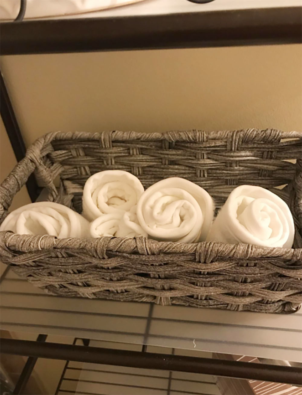 Customer photo review of DELUXE Baby Bamboo Washcloths