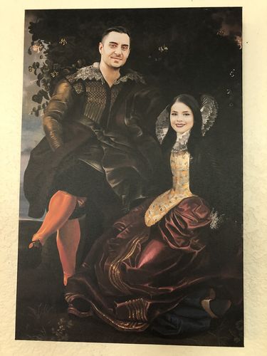 Customer photo review of The Lovers - Custom Canvas
