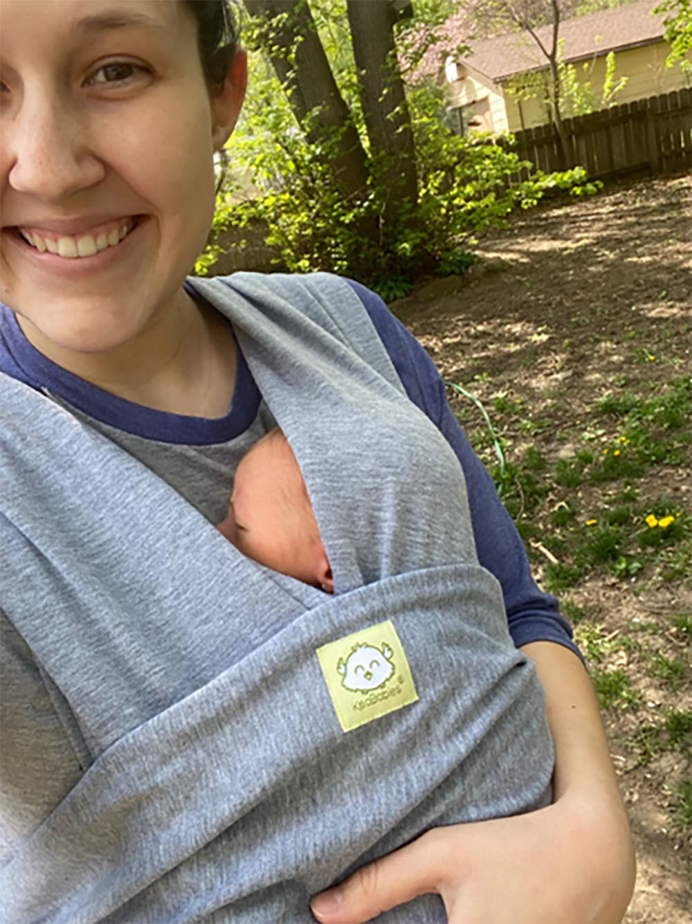 Customer photo review of Baby Wrap Carrier (40% OFF NOW!)