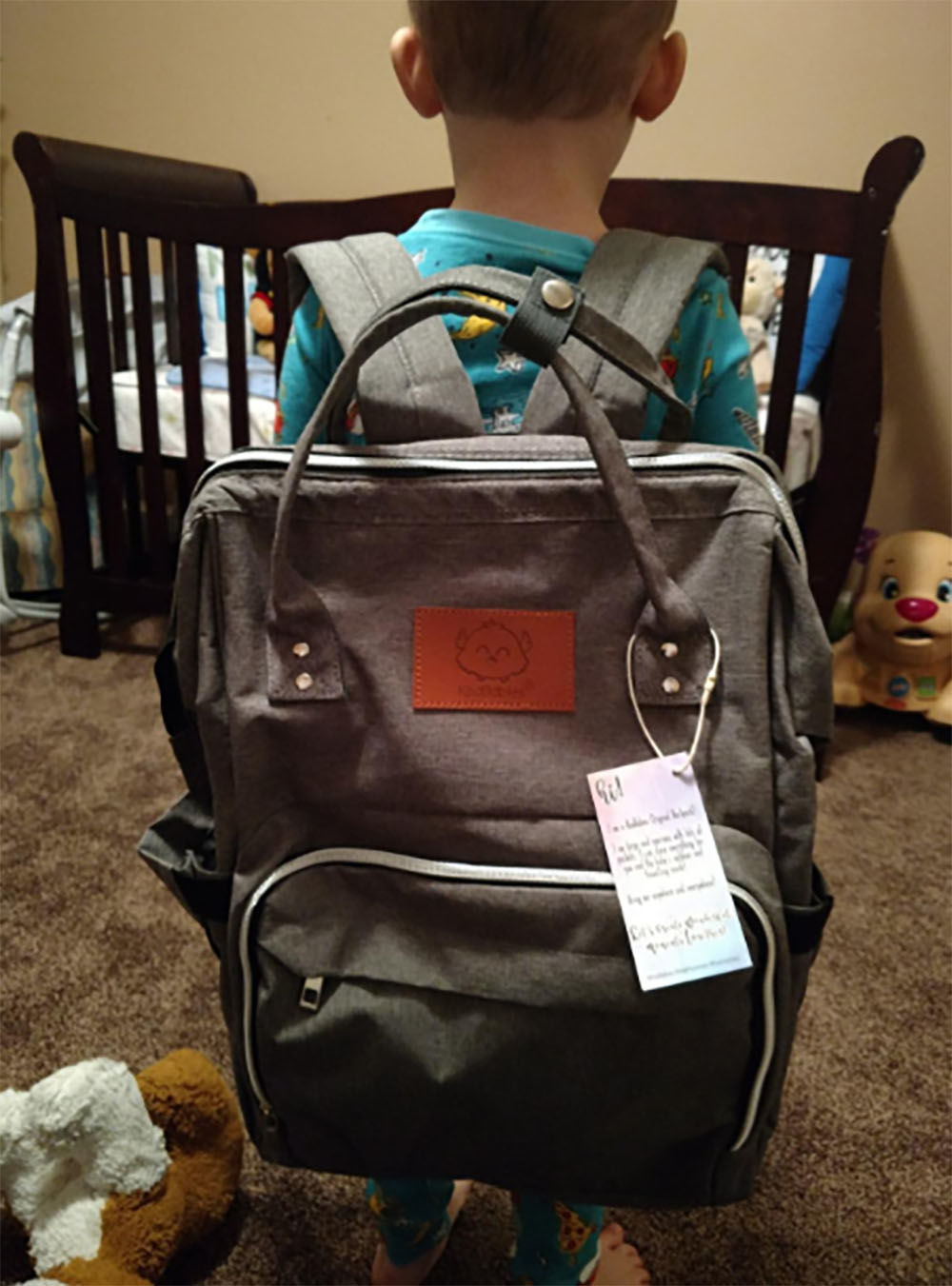 Customer photo review of Original Diaper Backpack