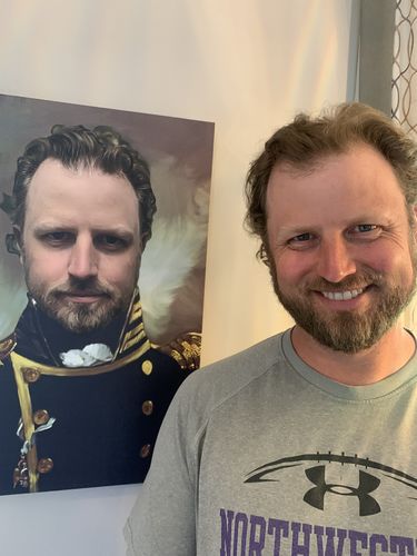 Customer photo review of The Admiral - Custom Canvas