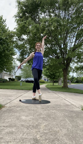 Customer photo review of Professional Portable Dance Floor / Turning Board / Tap / Ballet