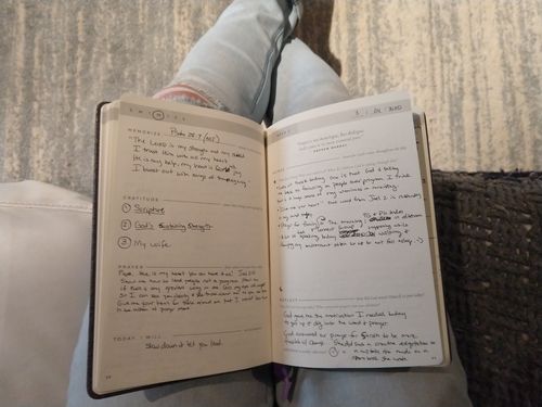 Customer photo review of The Daily Kairos Journal