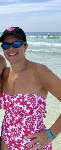 Customer photo review of Anne Cole - Shirred Front Halter Tankini Swim Top