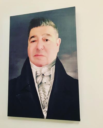 Customer photo review of The Aristocrat - Custom Canvas