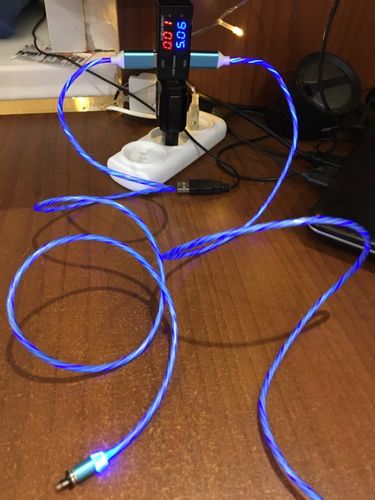 Customer photo review of GlowKabel | De lichtgevende oplader