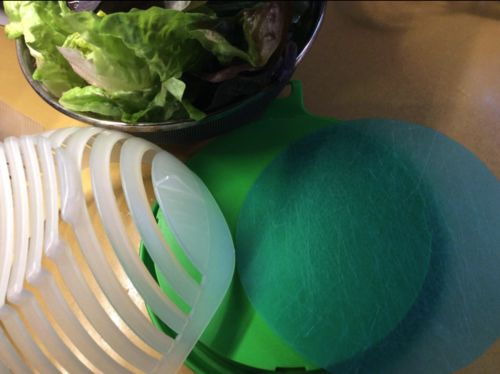 Customer photo review of Quick Salad Cutter Bowl