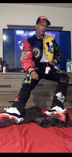 smoke rise varsity jacket