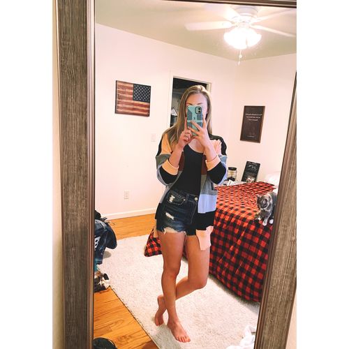 Customer photo review of Elena Knitted Cardigan