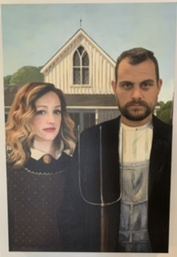 Customer photo review of The American Gothic - Custom Canvas