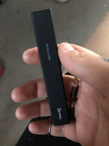 Customer photo review of 100 mg CBD Disposable Vape ~ CleanAF PUFF in 9 Flavors