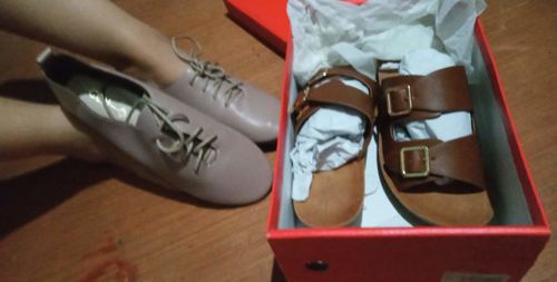 Customer photo review of Seward Lace Up Oxfords