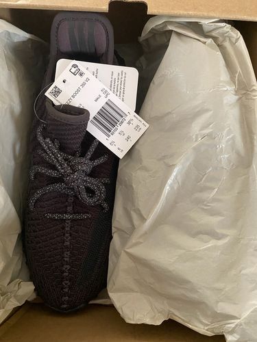 Customer photo review of Adidas Yeezy Boost 350 "Black"  (Non-Reflective)