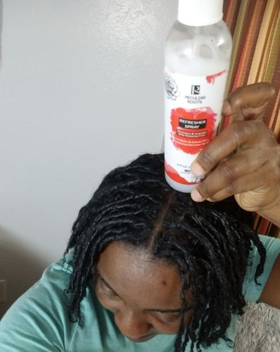Customer photo review of Refresher Spray w/ Rose Water | 8 oz