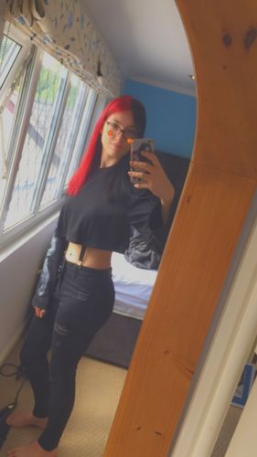 Customer photo review of 'Dragons Lair' Black Alt Grunge Dragon Sweatshirt