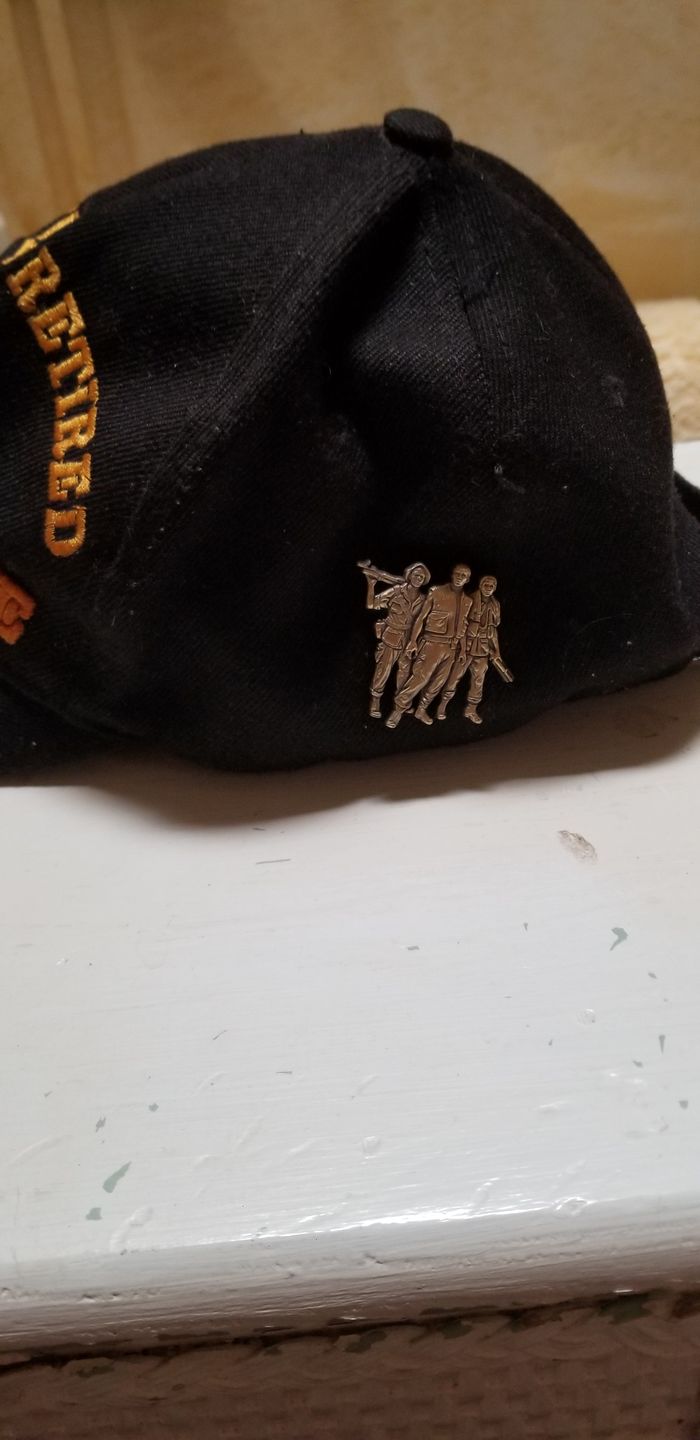 Customer photo review of Vietnam Veteran Pin
