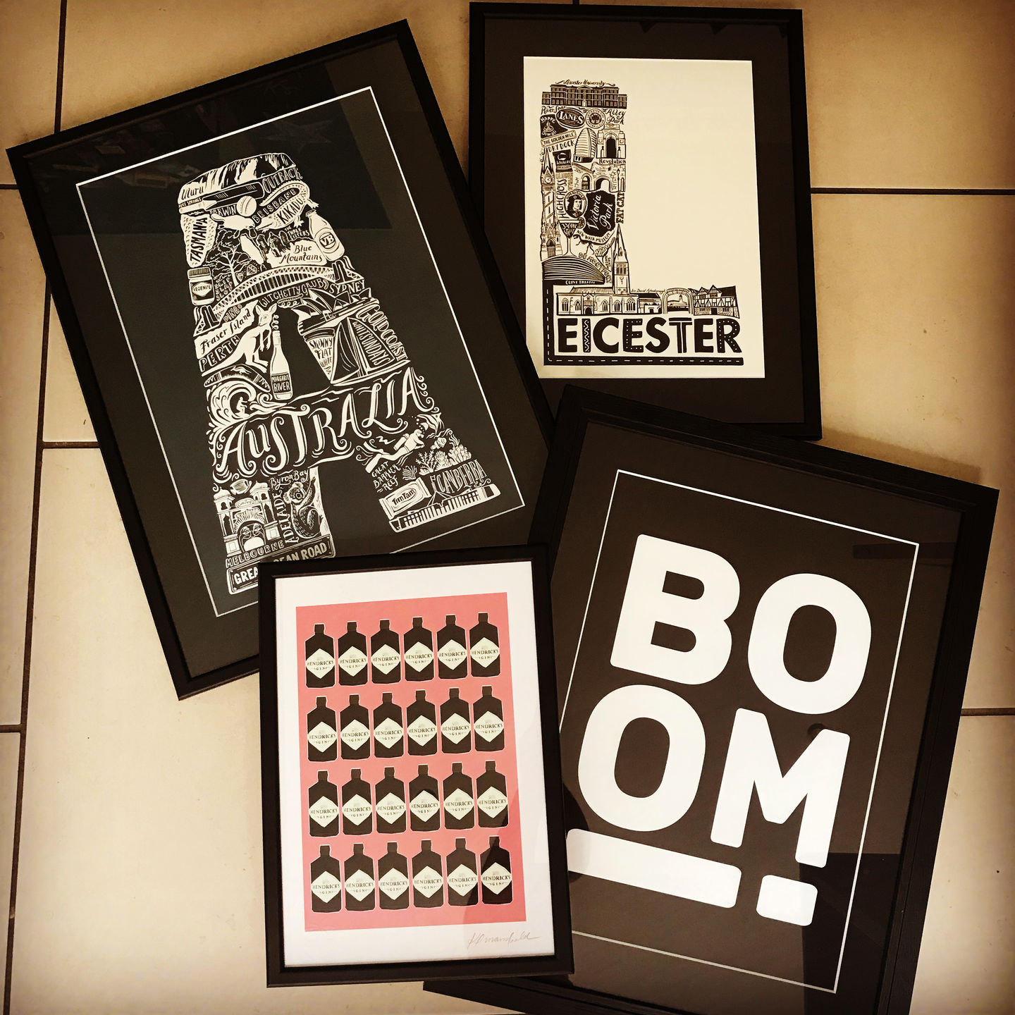 Customer photo review of Leicester Print