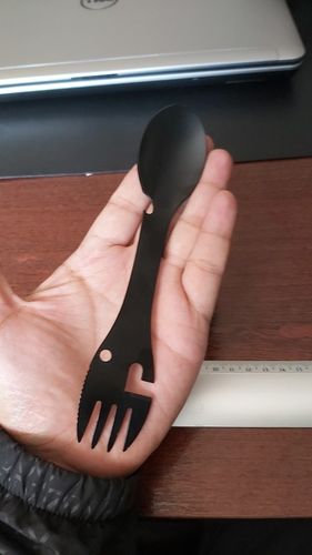 Customer photo review of Camping Spork - 5 in 1 Utensil