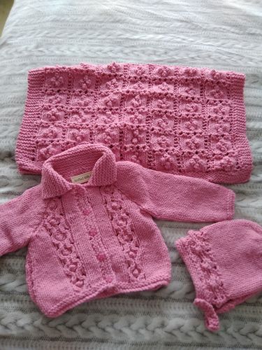 Customer photo review of Baby Mystery Knitting Box