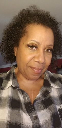 Customer photo review of Curly Hair Wash and Go System with Organic Jojoba Oil for Moisturizing Hair with Lavender Fragrance (Step 1 - 4)