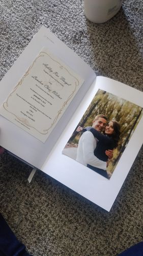 Customer photo review of Love Story Journal - Grey