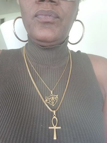 Customer photo review of Medium ANKH Chain
