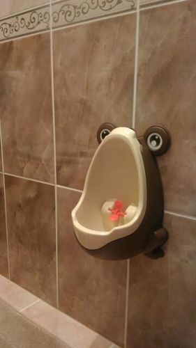 Customer photo review of Frog Kids Potty Trainer