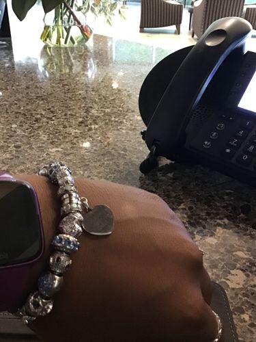 Customer photo review of Piece Of My Heart Bracelet