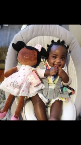 Customer photo review of Personalized Leyadoll (Strawberry) with Gift Bag - 2 Skin Tones