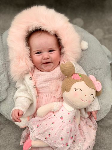 Customer photo review of Personalized Leyadoll (Strawberry) with Gift Bag