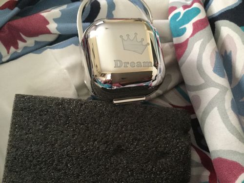 Customer photo review of Custom options for Luxury Pacifier™