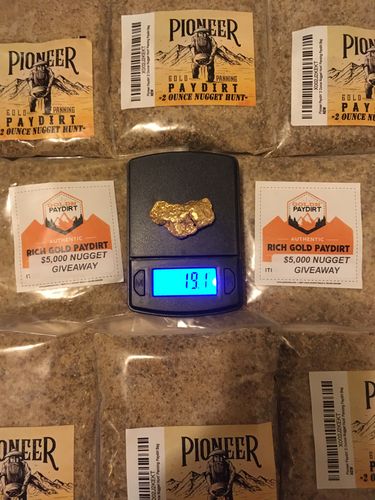 Customer photo review of *BOGO* Goldn Paydirt '$5,000 Nugget Giveaway' - Gold Panning Paydirt Concentrate