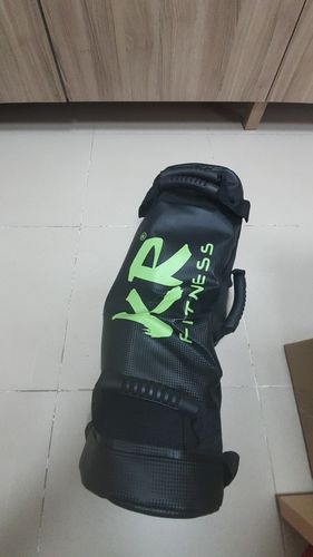 Customer photo review of 5/10/15/20/25/30KG Unfilled Power Bag Fitness Body Building Gym Sports Crossfit Sand Bag Muscle Training PU Leather Heavy Duty